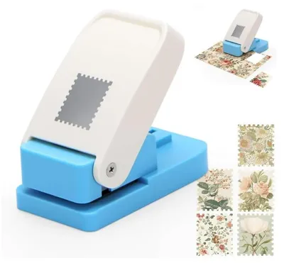 Produktbild von Briefmarken Stanzer - Motivstanzer für Papier und Bastelarbeiten - 25 mm