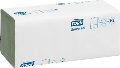Produktbild von TORK Papierhandtücher Universal Zick-Zack-Falzung 1-lagig