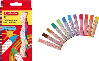 Produktbild von Herlitz 8648206, 12 Stück(e), Mehrfarbig, 12 Farben
