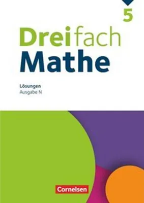 Produktbild von Dreifach Mathe 5. Schuljahr. Niedersachsen - Lösungen zum Schülerbuch