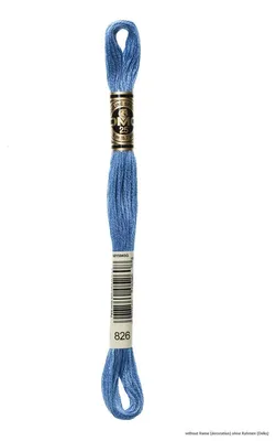 Zdjęcie produktu dla Nici do haftowania DMC Mouline Special 117MC -826, 6-nitkowe, 8 m
