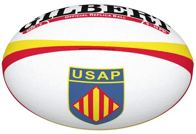 Imagen del producto de Réplica del balón de rugby Gilbert, modelo Midi, para clubes, de varios colores, ideal para entrenamientos