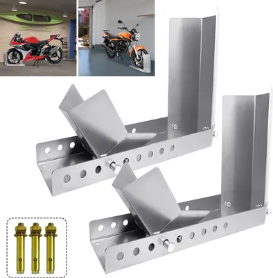 Produktbild von UISEBRT Nakládací pomůcka kolejnice kolébka motocyklu stojan na přední kolo svorka přepravního stojanu kolébka motocyklu stojanová kolejnice (2 kusy)