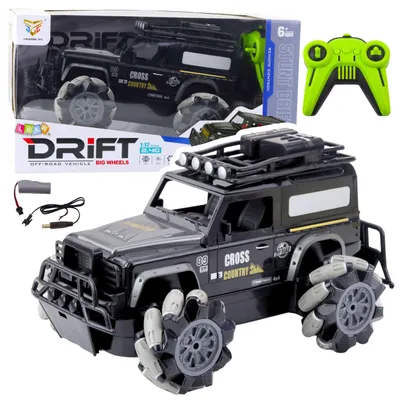 Produktbild von RC Offroad Auto Ferngesteuert 360° Drehung 1:12 Schwarz