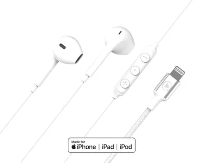 Immagine prodotto di FORCE PLAY, cuffie Lightning con design rinforzato, bianco