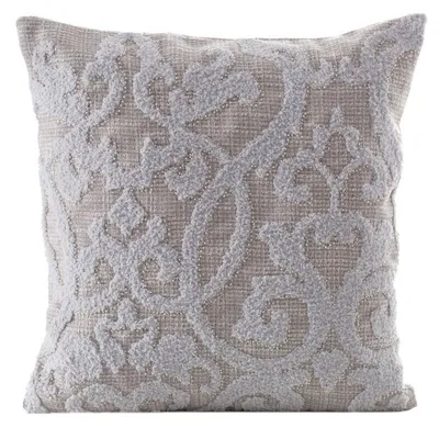 Image de Housse de coussin décorative Coussin de canapé ELDO 45x45 gris clair