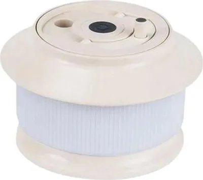 Image de Verk 14598 Chaîne lumineuse de camping à LED avec tambour d'enroulement 20 m, beige