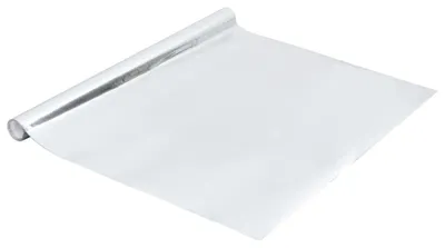 Produktbild von vidaXL Selbstklebende Möbelfolie Hochglanz-Silbern 500x90 cm PVC