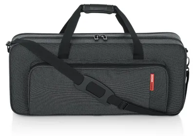 Produktbild von Gator Cases Alto Sax Case Mit Mundstückspeicher, Grau, Nylon, Schultertasche, Universal, Schwarz, Reißverschluss