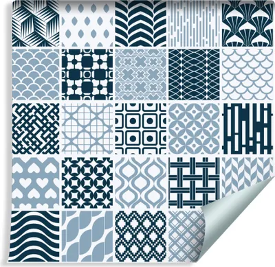 Obrázek produktu pro 10m VLIES TAPETE Role Classic Geometry Motif Mosaic XXL