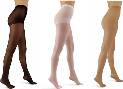 Obrázok produktu pre Elegantné pančuchové nohavice 20 DEN - 3-pack v čiernej / bielej / prírodnej XL