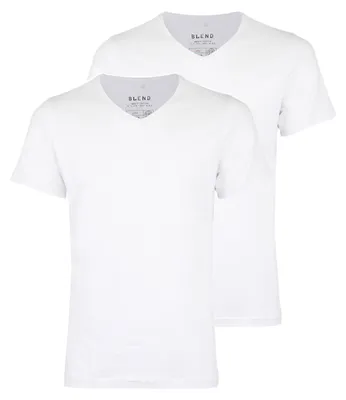 Produktbild von BLEND BHDinton V-neck tee 2-pack V-neck tee 2-pack Herren T-shirt Kurzarm Shirt Basic