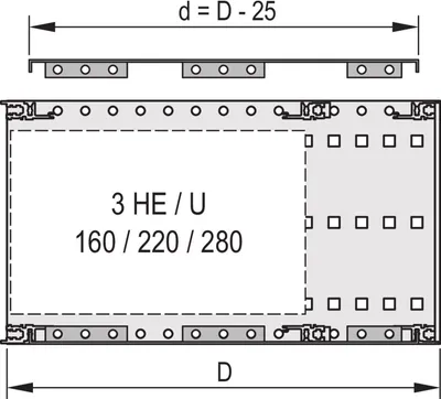 Zdjęcie produktu dla SCHROFF X-ABDECKBL 160/220 84TE 475T Accessories - Subracks and Cases (24560083)