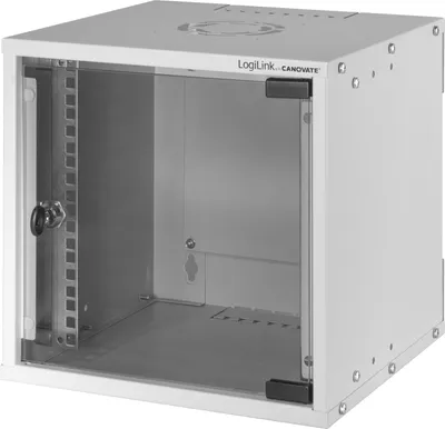 Zdjęcie produktu dla LogiLink W66Z30G, Szafa wisząca, 6U, 30 kg, 5 kg, Szary
