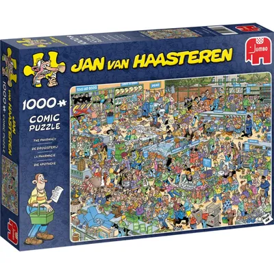 Produktbild von Jan van Haasteren - Die Apotheke (1000 Teile), 1000 Stück(e), Comics, 12 Jahr(e)