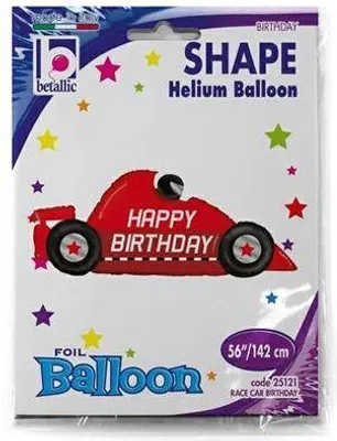 Obrázok produktu pre Formula Auto fóliový balón 142 cm červený