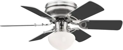 Produktbild von Moderner Deckenventilator mit Beleuchtung und Fernbedienung
