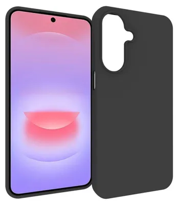 Immagine prodotto di Custodia in silicone per smartphone Samsung Galaxy S26 FE, in TPU, sottile, resistente agli urti, flessibile, colore nero