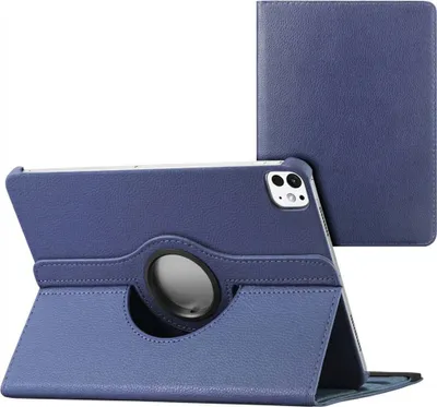 Produktbild von imoshion 360° drehbare Klapphülle iPad Air 11 Zoll (2025) M3 / (2024) M2 / Air 5 (2022) / Air 4 (2020) / Pro 11 (2018/2020) - Dunkelblau