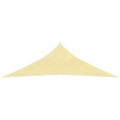 Produktbild von Sonnensegel 160 g/m² Beige 3,5x3,5x4,9 m HDPE
