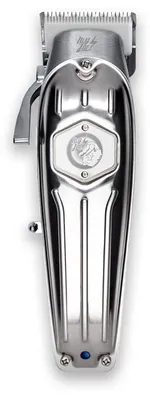 Image de Tondeuse à cheveux, taille-bordures, coupe-barbe - Sans fil - Argent - De 0,5 à 2 mm - Livrée avec 8 peignes guides