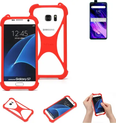 Produktbild von K-S-Trade Handy-Hülle kompatibel mit UMIDIGI S5 Pro Schutz-Hülle Bumper Silikon Schutz Hülle Cover Case Silikoncase Silikonbumper TPU Softcase