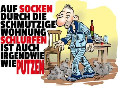 Produktbild von vianmo Holzschild 30x40 cm Putzen Auf Socken durch Wohnung