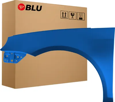 Immagine prodotto di BLU Parafango compatibile con VW Volkswagen Eos LR5Z Sinistra Blau RisingBlau | 2006-2015 | Anteriore | Verniciato | Pronto per il montaggio | Acciaio