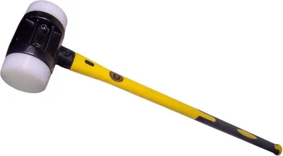 Produktbild von THOR Hammer mit Super Plastik Einsätze (Ø) 70 mm, 4kg, Fiberglas Stiel