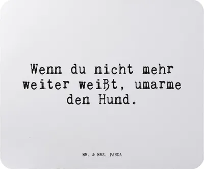 Produktbild von Mr. & Mrs. Panda Mousepad Wenn du nicht mehr... - Aquarellblau - Geschenk, Wohnung, Mouse Pad, Spruch, Herrchen, pc, Sprüche, Hunde, lustig, laptop mauspad, liegen