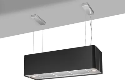 Immagine prodotto di Airforce F181XXL BL/F/100 Cappa aspirante a isola Nero 570 m³/h
