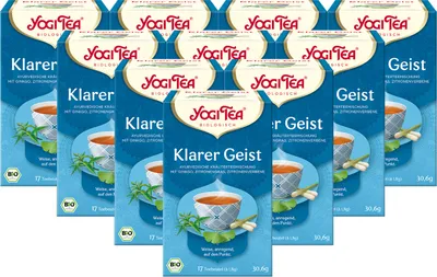 Produktbild von 10 x  YOGI TEA Klarer Geist | 10 x 30,6g