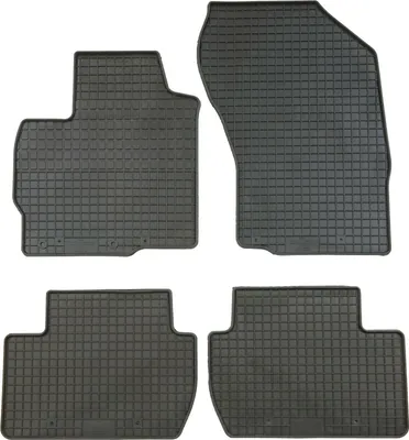 Produktbild von für Mitsubishi Outlander ab 02/2007-08/2012 Passform PETEX Gummimatten 4-teilig schwarz Allwettermatten Gummifußmatten