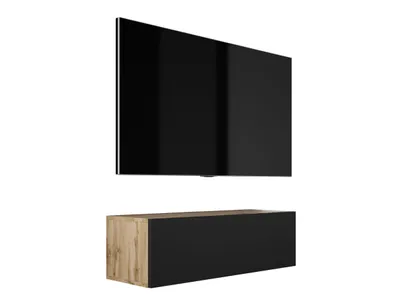 Immagine prodotto di Mobile TV sospeso, A: L: 100 cm, A: 34 cm, P: 32 cm, WOTAN OAK/BLACK MATT