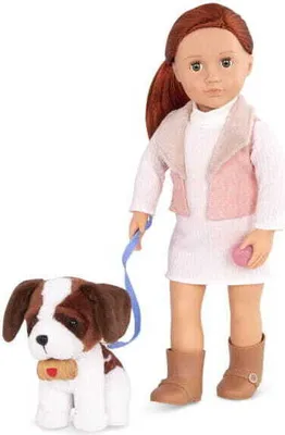 Produktbild von DELPHIA Puppe 46cm - mit BERNARDIN DOG