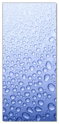 Produktbild von Wallario selbstklebende Türtapete 93 x 205 cm mit Schutzlaminat - Wassertropfen auf Glas