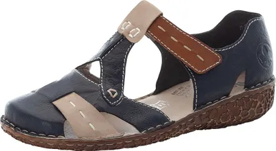 Produktbild von Rieker Damen Ballerinas Slipper M0963-14, Größe:39 EU, Farbe:Blau