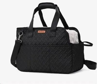 Produktbild von Hundetasche für kleine Hunde bis 3 kg - Leichtgewichtige Tragetasche - Innensicherheitslinie - sicheres Reisen - ShopFlot