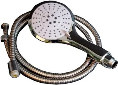 Produktbild von Duschbrause + Schlauch 150cm Handbrause Duschkopf Duschschlauch Brausegarnitur