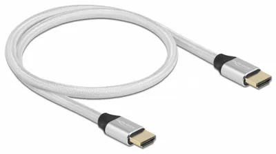 Immagine prodotto di DELOCK Ultra High Speed HDMIKabel 48Gbps 8K 60Hz silber 0,5m