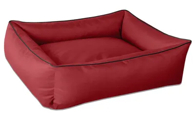 Obrázek produktu pro Pelíšek pro psy MAX,(D) cca 80x65x18cm,ČERVENO-VÍNOVÝ (červený)
