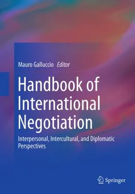 Obrázok produktu pre Handbook of International Negotiation
