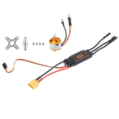 Obrázek produktu pro RC motor,motor 2212,40A bezkartáčový ESC,bezkartáčový ESC,bezkartáčový motor ESC,RC motor ESC Set