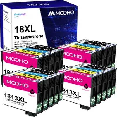 Produktbild von Kompatibel 20er Set Epson 18XL T1811 für Expression Home XP-312 215 322 412 305