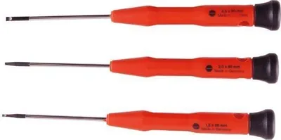 Produktbild von Schraubendreher-Set Feinmechaniker 3-teilig SL 1,5 / 2,0 / 2,5