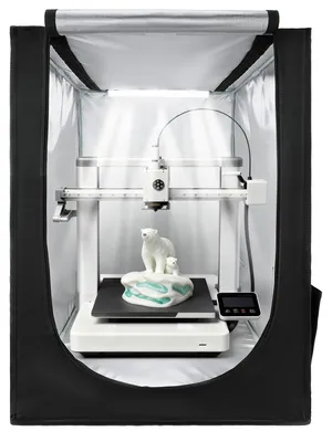 3D-Drucker-Gehäuse, Oxford-Stoff, 54,8 x 65,6 x 74,9 cm, LED-Licht