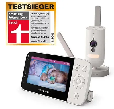 Zdjęcie produktu dla Philips AVENT SCD921/26, 1920 x 1080 px, 400 m, Android, iOS, Wi-Fi, 2.4 GHz, Aparat fotograficzny