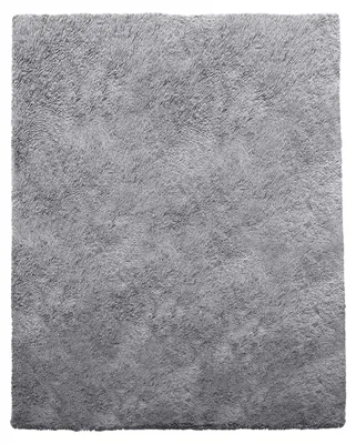 Image de Tapis, confort moelleux, design anti-peluches, gris