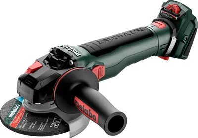 Produktbild von Metabo Akku-Winkelschleifer WVB 18 LT BL 11-125 Quick Inox, mit Bremse, Drehzahlregelung, Schnellspannmutter, drehbarem Akkupack, Karton