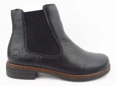 Produktbild von Rieker HWK Damen Stiefel Stiefelette Schwarz : 42